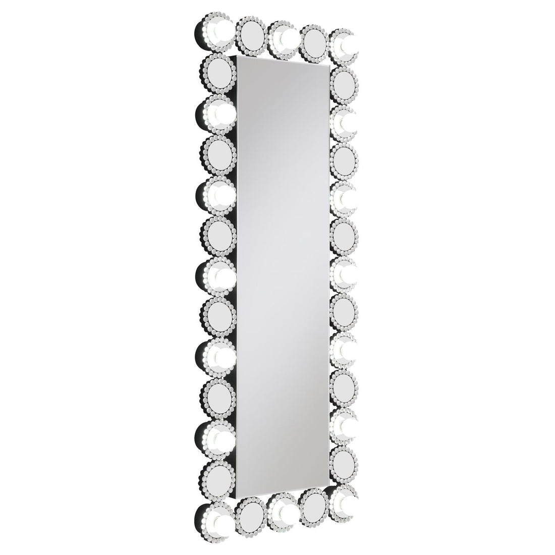Aghes Rectangular Wall Mirror with LED Lighting Mirror - 961623 - Bien Home Furniture &amp; Electronics