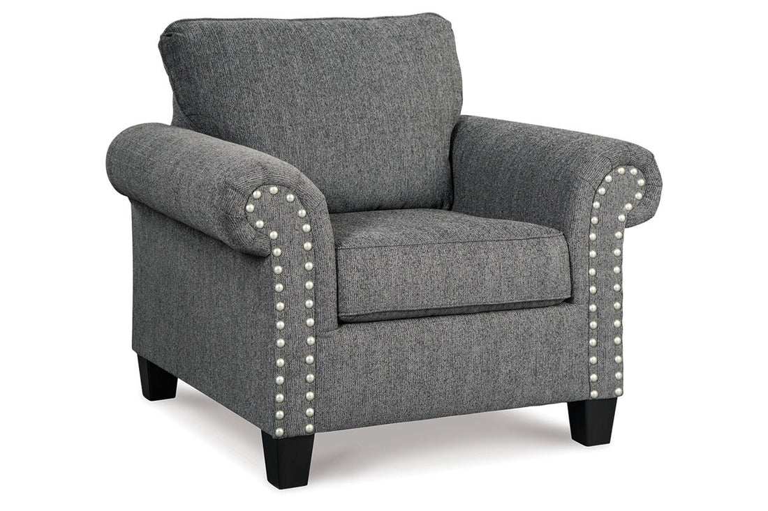 Agleno Charcoal Chair - 7870120 - Bien Home Furniture &amp; Electronics