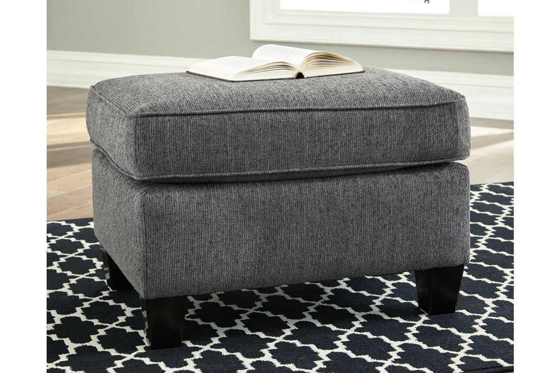 Agleno Charcoal Ottoman - 7870114 - Bien Home Furniture &amp; Electronics