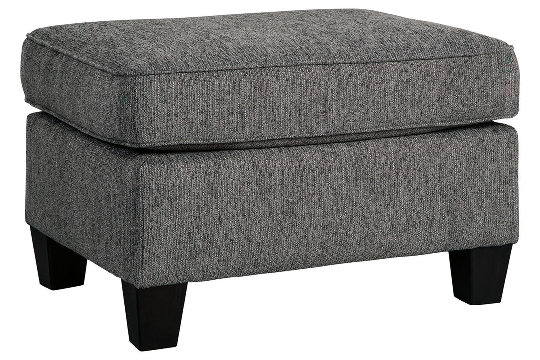 Agleno Charcoal Ottoman - 7870114 - Bien Home Furniture &amp; Electronics