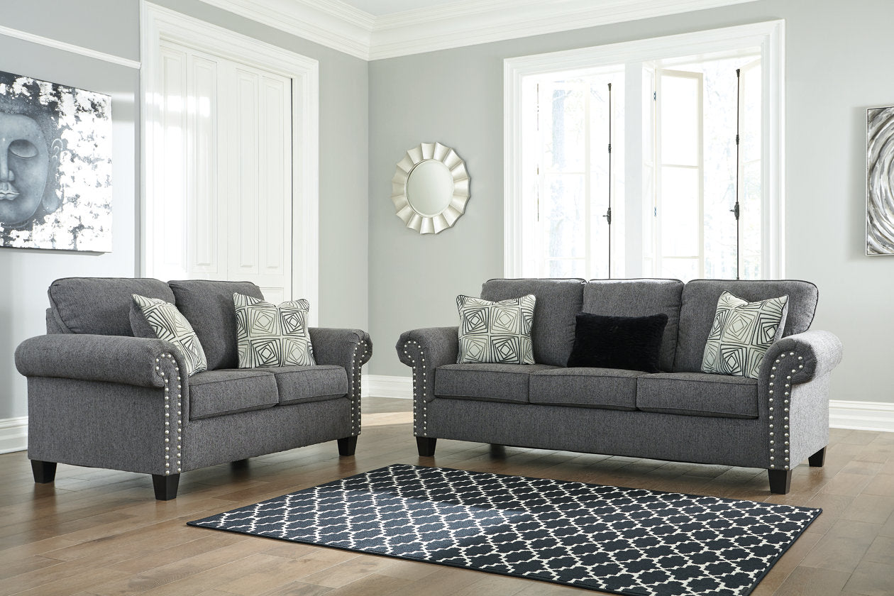 Agleno Charcoal Sofa - 7870138 - Bien Home Furniture &amp; Electronics