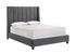 Agnes Charcoal Boucle King Upholstered Bed - SET | 5264CL-K-HBFB | 5264CL-KQ-RAIL - Bien Home Furniture & Electronics
