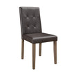 Ahmet Brown Side Chair, Set of 2 - 5039BRS - Bien Home Furniture & Electronics