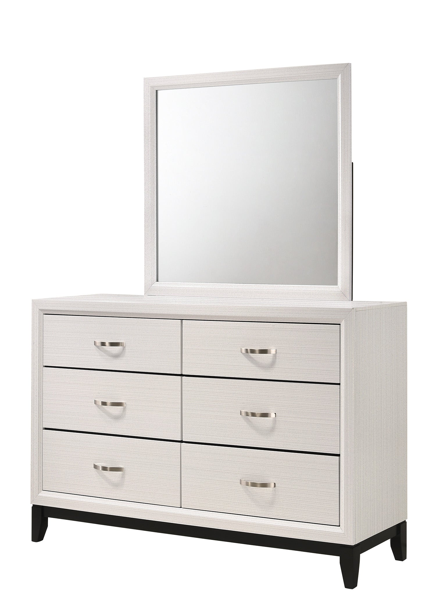 Akerson Chalk Bedroom Mirror (Mirror Only) - B4610-11 - Bien Home Furniture &amp; Electronics