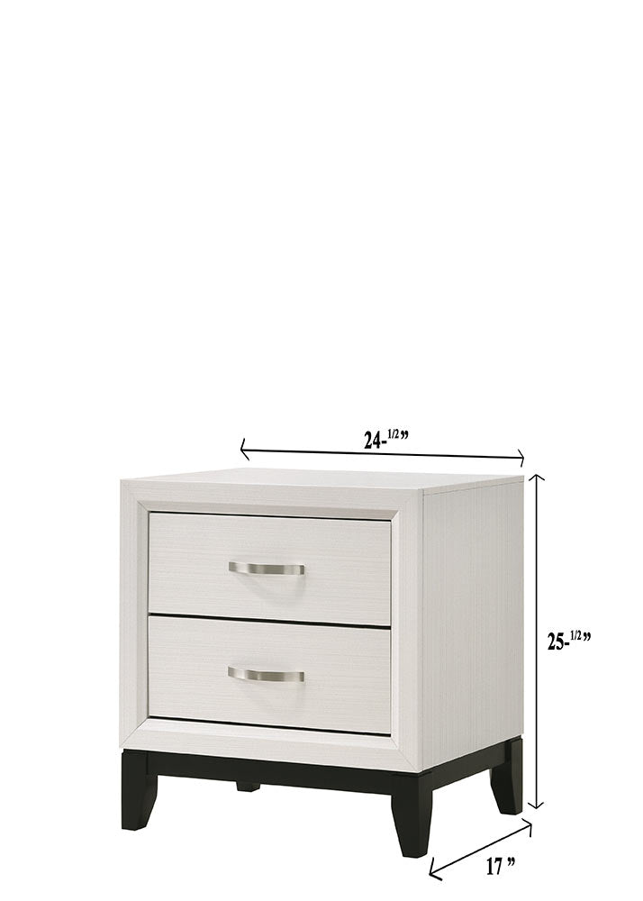 Akerson Chalk Nightstand - B4610-2 - Bien Home Furniture &amp; Electronics