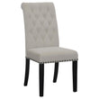 Alana Upholstered Tufted Side Chairs with Nailhead Trim, Set of 2 - 115182 - Bien Home Furniture & Electronics