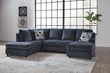 Albar Place Cobalt 2-Piece LAF Chaise Sectional - SET | 9530203 | 9530216 - Bien Home Furniture & Electronics
