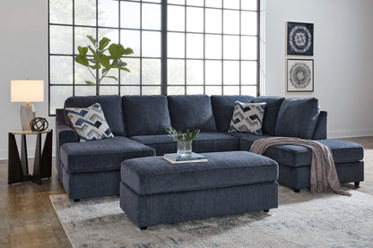 Albar Place Cobalt 2-Piece RAF Chaise Sectional - SET | 9530202 | 9530217 - Bien Home Furniture &amp; Electronics