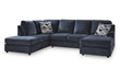 Albar Place Cobalt 2-Piece Sectional - 95302S2 - Bien Home Furniture & Electronics