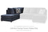 Albar Place Cobalt Left-Arm Facing Corner Chaise - 9530216 - Bien Home Furniture & Electronics