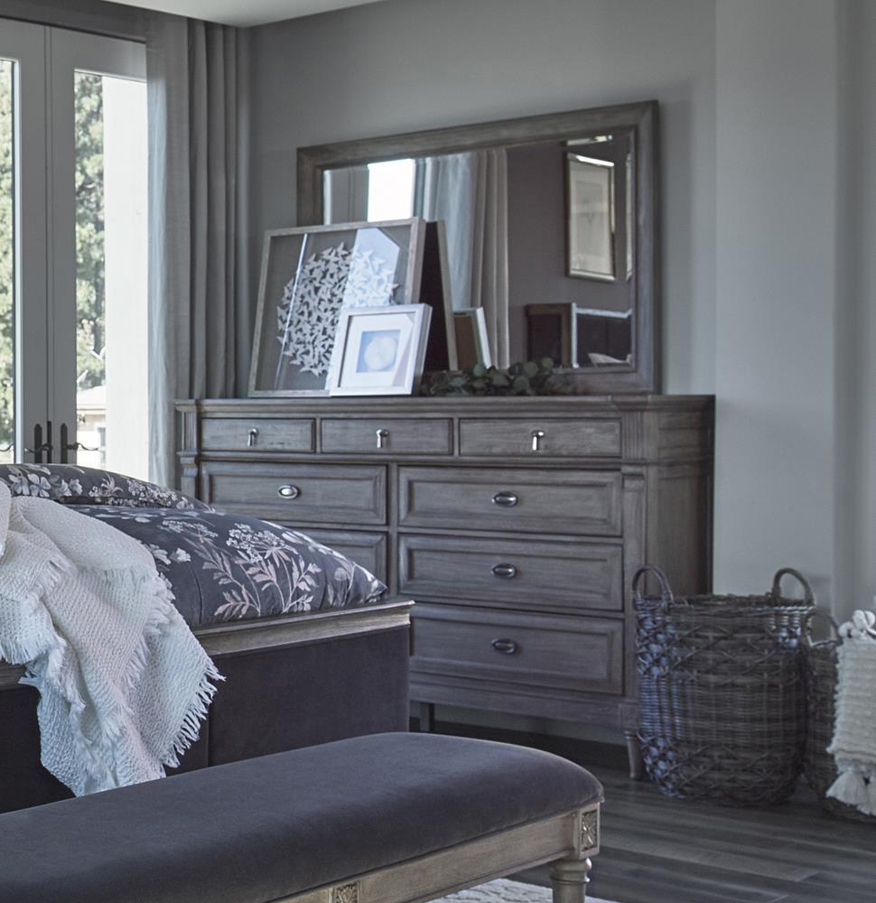 Alderwood French Gray 9-Drawer Dresser - 223123 - Bien Home Furniture &amp; Electronics
