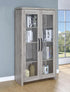 Alejo Gray Driftwood 2-Door Tall Cabinet - 950783 - Bien Home Furniture & Electronics