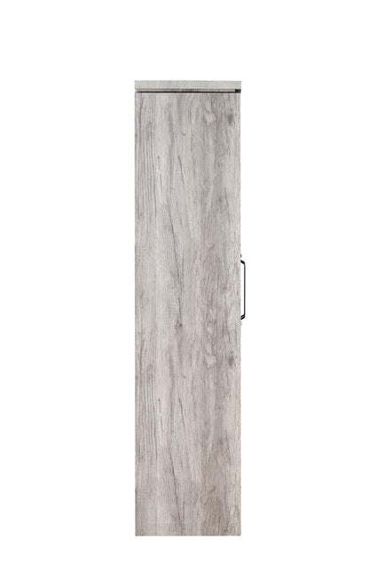 Alejo Gray Driftwood 2-Door Tall Cabinet - 950783 - Bien Home Furniture &amp; Electronics