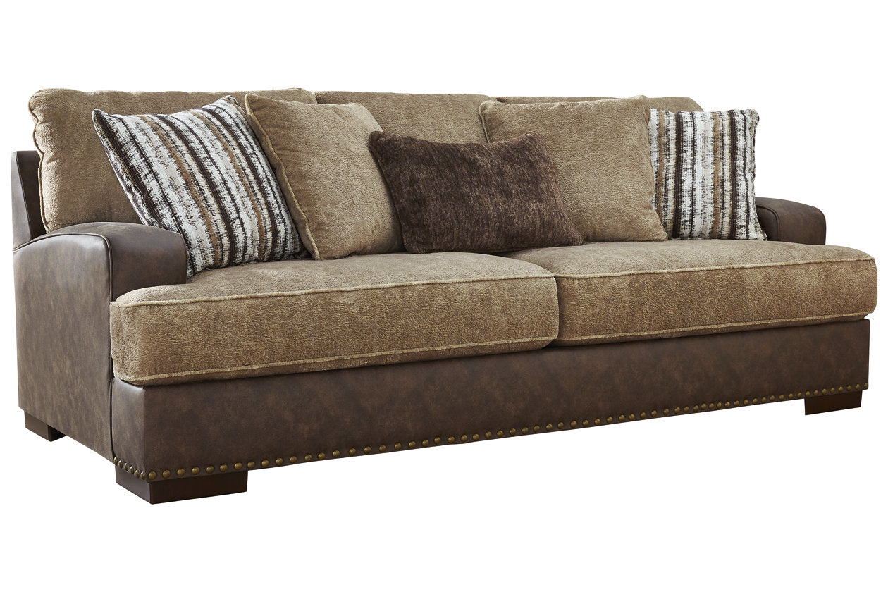 Alesbury Chocolate Sofa - 1870438 - Bien Home Furniture &amp; Electronics