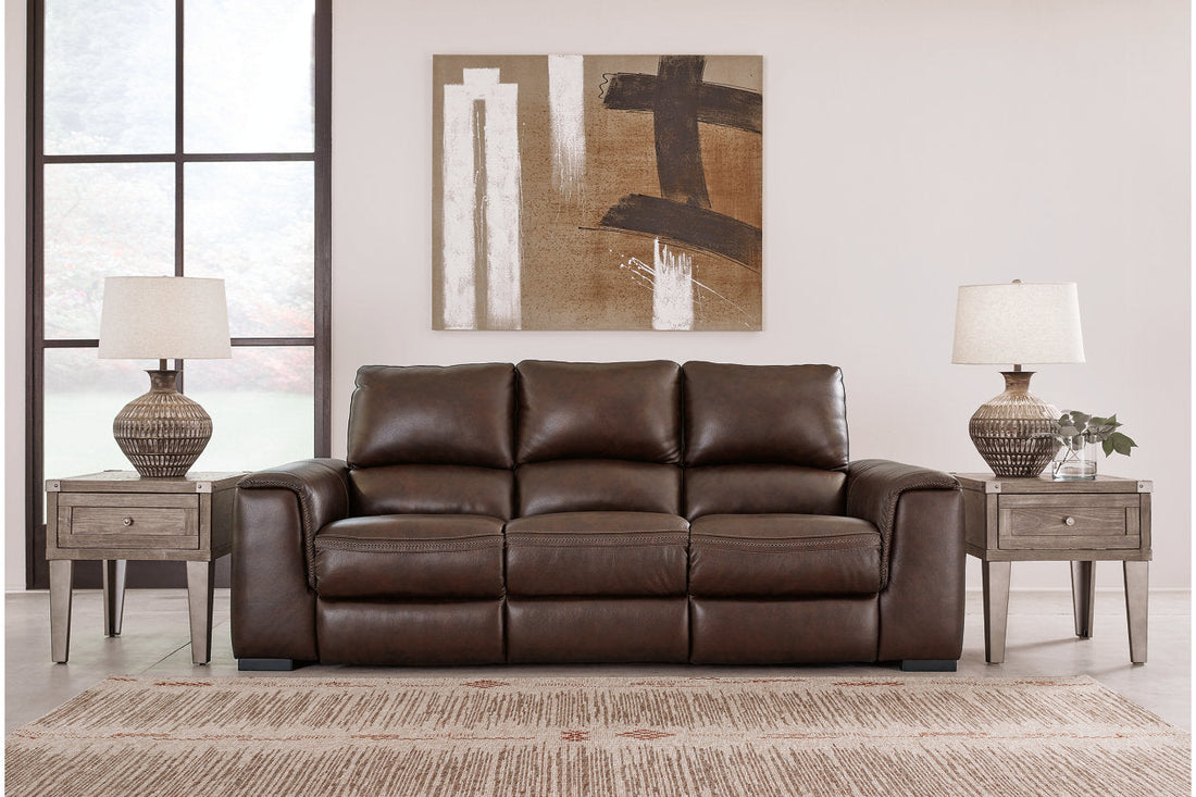 Alessandro Walnut Power Reclining Sofa - U2550215 - Bien Home Furniture &amp; Electronics