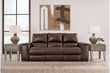 Alessandro Walnut Power Reclining Sofa - U2550215 - Bien Home Furniture & Electronics
