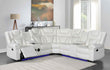 Alexa2023 White Reclining Sectional COMING SOON (ETA 1/20) - Alexa2023 White - Bien Home Furniture & Electronics