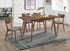 Alfredo Dining Room Set Natural Walnut/Gray - 108080-S5 - Bien Home Furniture & Electronics