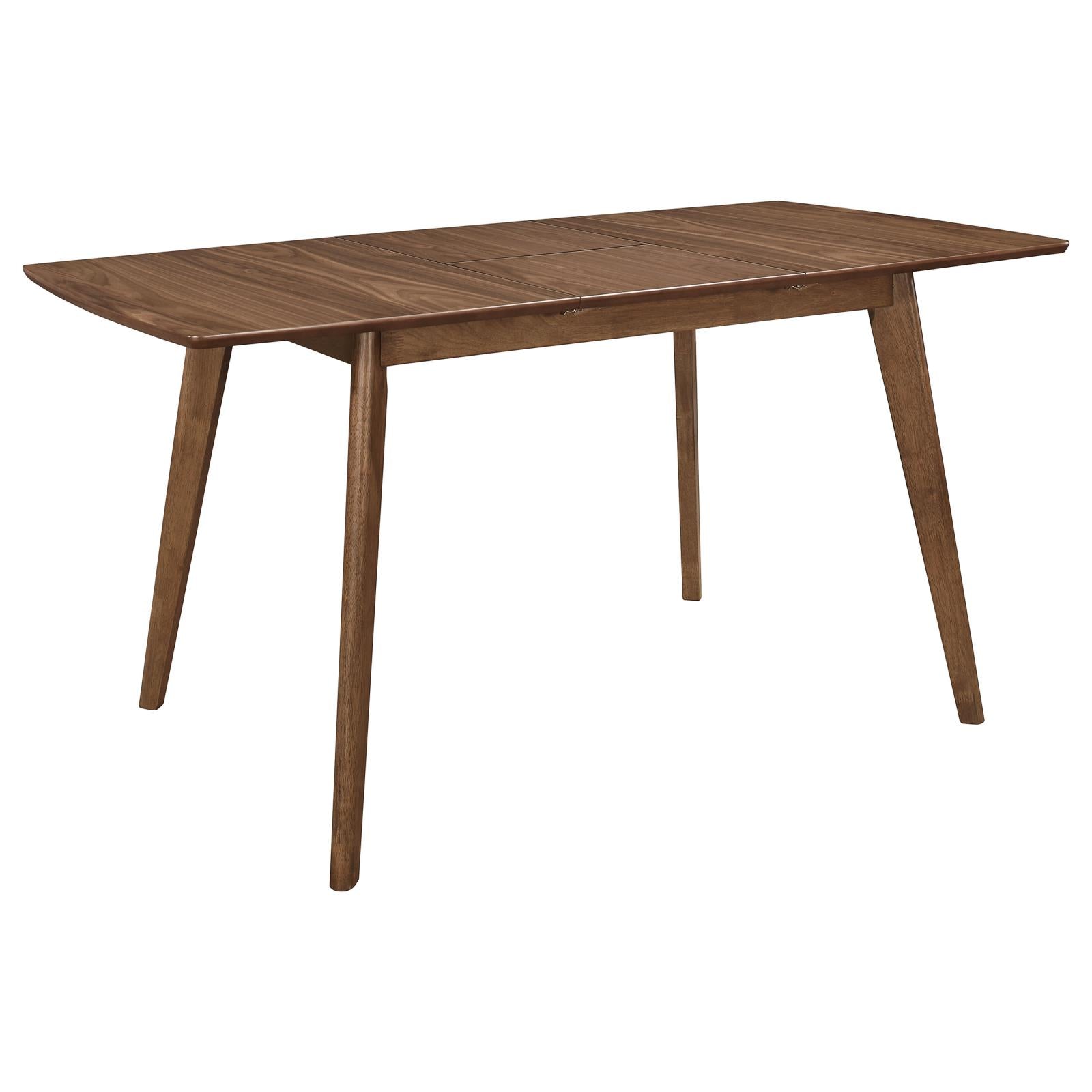 Alfredo Dining Room Set Natural Walnut/Gray - 108080-S5 - Bien Home Furniture &amp; Electronics