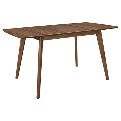 Alfredo Dining Room Set Natural Walnut/Gray - 108080-S5 - Bien Home Furniture &amp; Electronics