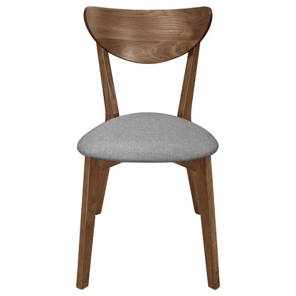 Alfredo Dining Room Set Natural Walnut/Gray - 108080-S5 - Bien Home Furniture &amp; Electronics