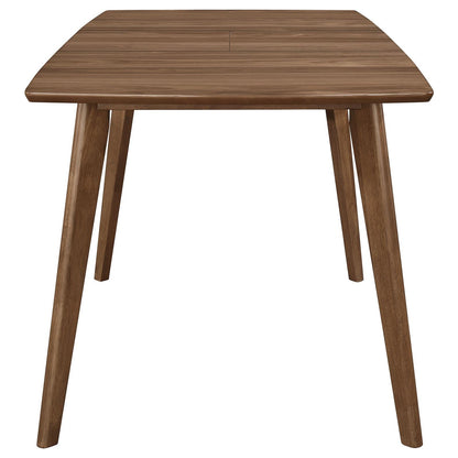 Alfredo Dining Room Set Natural Walnut/Gray - 108080-S6 - Bien Home Furniture &amp; Electronics