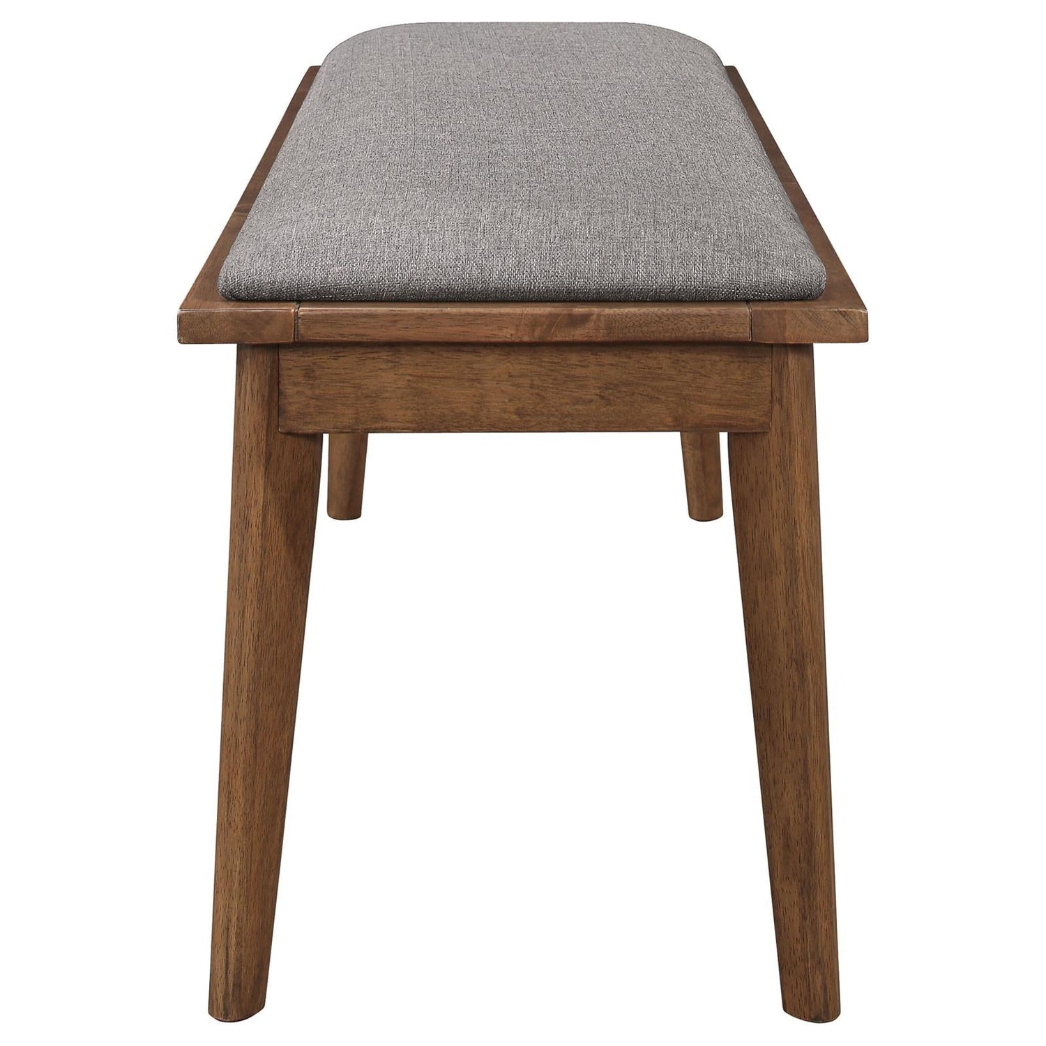 Alfredo Dining Room Set Natural Walnut/Gray - 108080-S6 - Bien Home Furniture &amp; Electronics