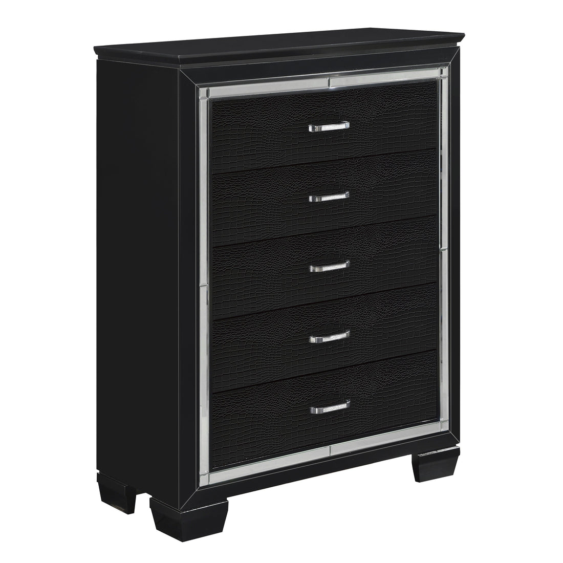 Allura Black Chest - 1916BK-9 - Bien Home Furniture & Electronics