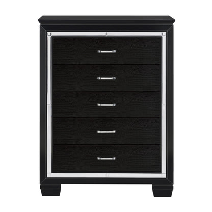 Allura Black Chest - 1916BK-9 - Bien Home Furniture &amp; Electronics