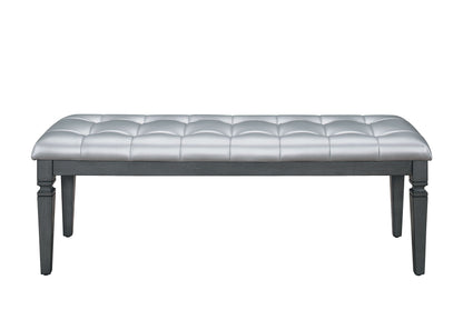 Allura Gray Bedroom Bench - 1916GY-FBH - Bien Home Furniture &amp; Electronics