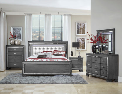 Allura Gray Dresser - 1916GY-5 - Bien Home Furniture &amp; Electronics