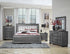 Allura Gray LED Upholstered Panel Bedroom Set - SET | 1916GY-1 | 1916GY-2 | 1916GY-3 | 1916GY-5 | 1916GY-6 | 1916GY-4 - Bien Home Furniture & Electronics