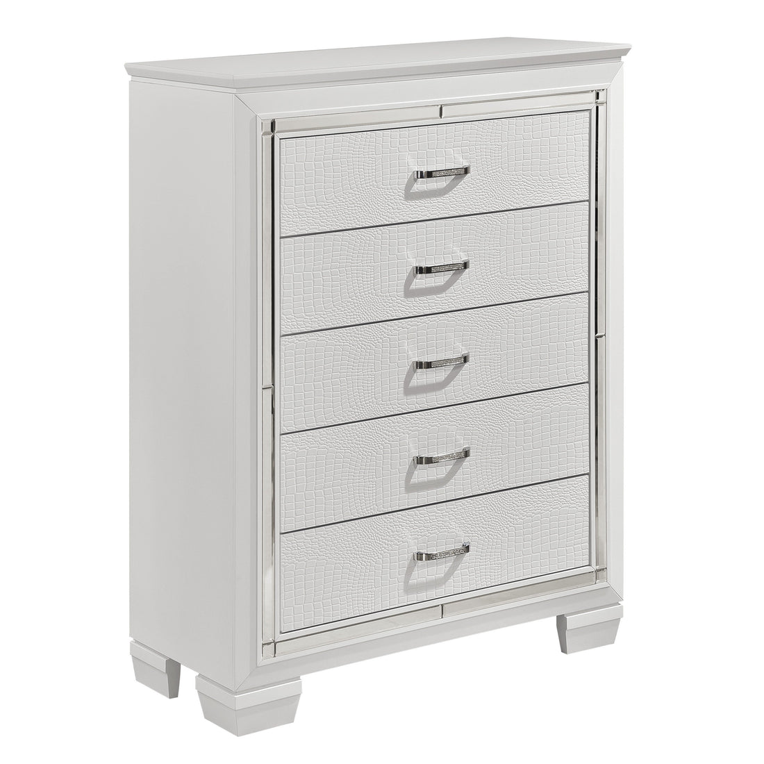 Allura White Chest - 1916W-9 - Bien Home Furniture &amp; Electronics