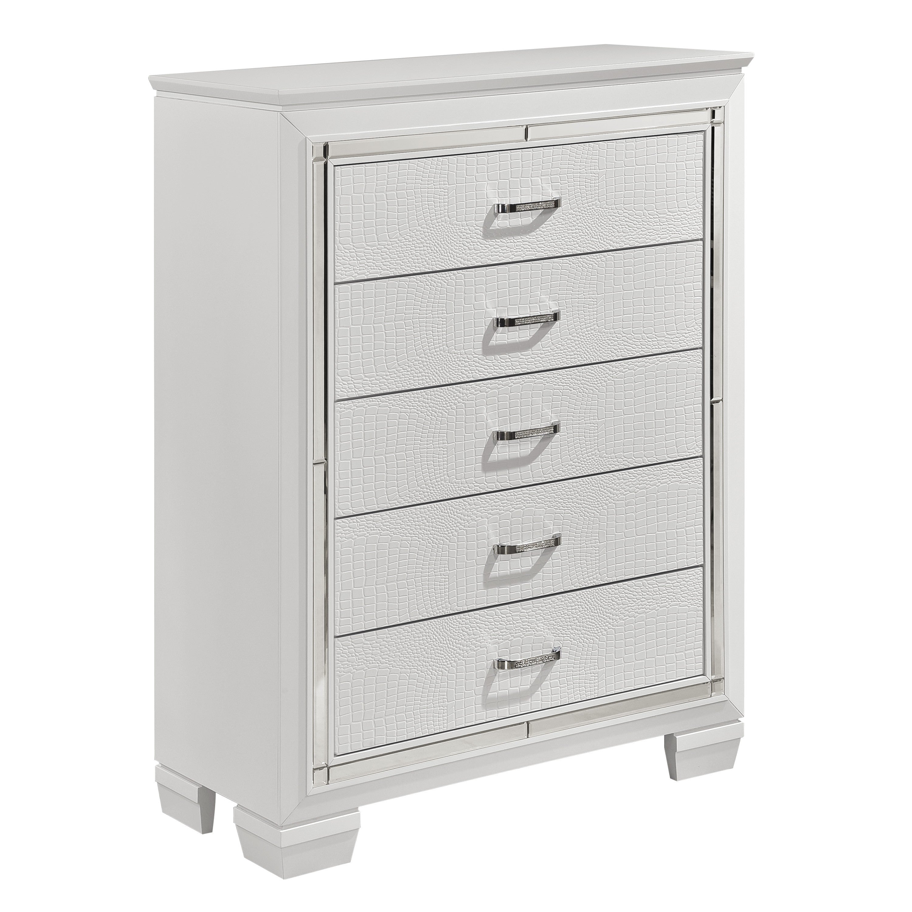 Allura White Chest - 1916W-9 - Bien Home Furniture &amp; Electronics