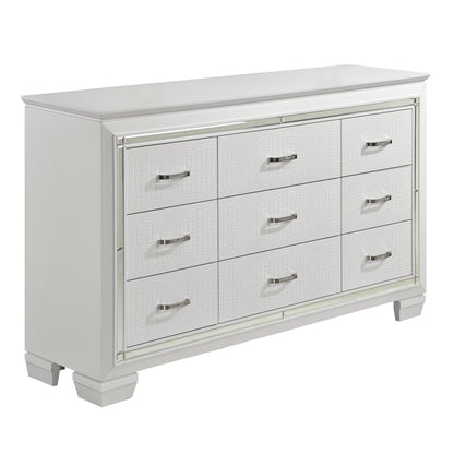 Allura White Dresser - 1916W-5 - Bien Home Furniture &amp; Electronics