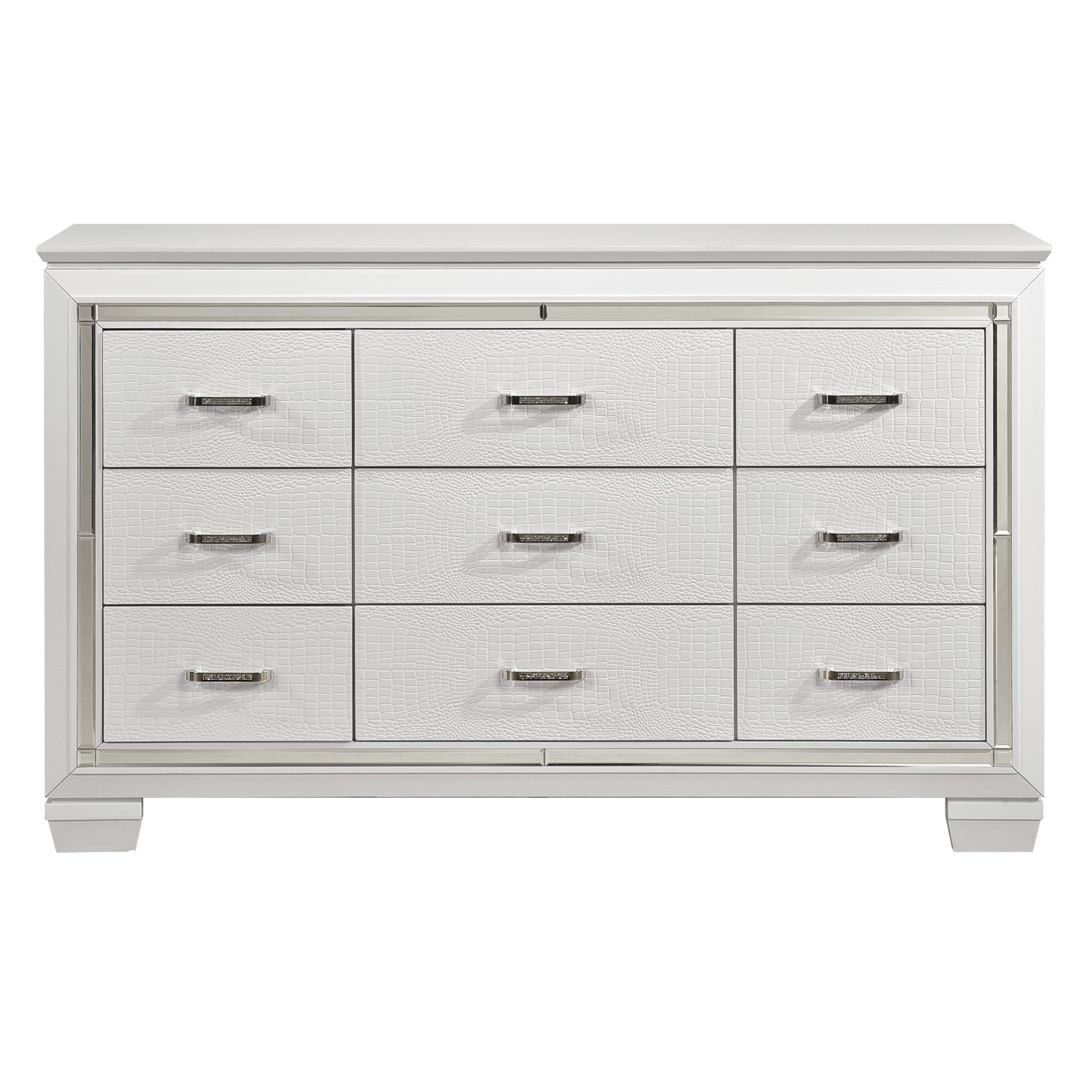 Allura White Dresser - 1916W-5 - Bien Home Furniture &amp; Electronics