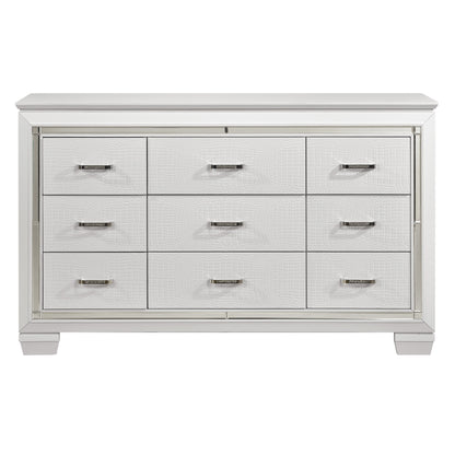 Allura White Dresser - 1916W-5 - Bien Home Furniture &amp; Electronics