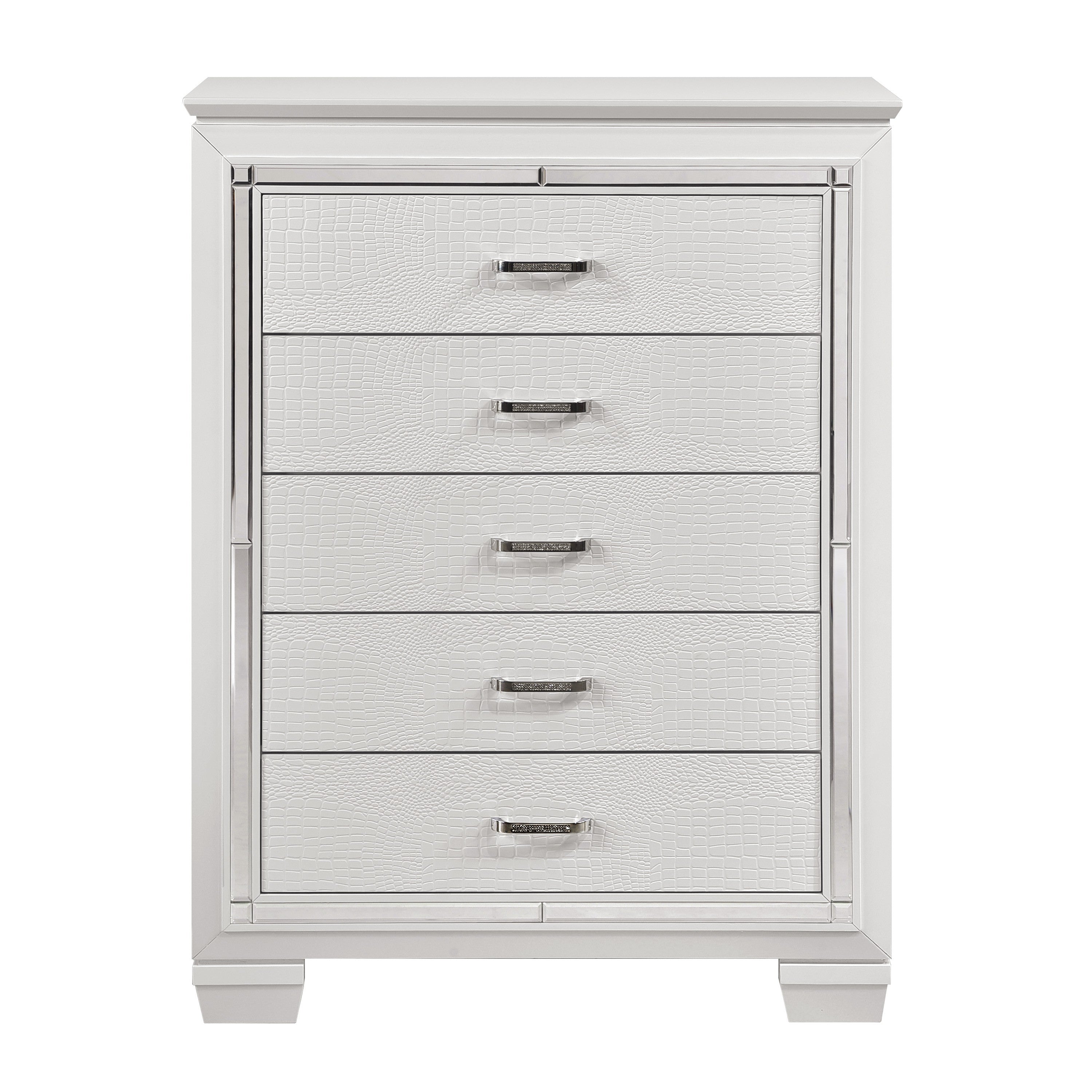Allura White LED Upholstered Panel Youth Bedroom Set - SET | 1916FW-1 | 1916FW-2 | 1916FW-3 | 1916W-5 | 1916W-6 | 1916W-4 | 1916W-9 - Bien Home Furniture &amp; Electronics