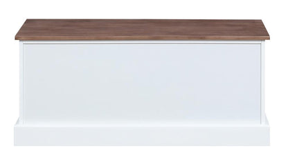 Alma Weathered Brown/White 3-Drawer Storage Bench - 911196 - Bien Home Furniture &amp; Electronics