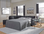 Altari Slate Right-Arm Facing Full Sofa Sleeper - 8721383 - Bien Home Furniture &amp; Electronics