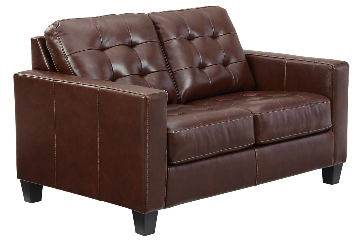 Altonbury Walnut Loveseat - 8750435 - Bien Home Furniture &amp; Electronics