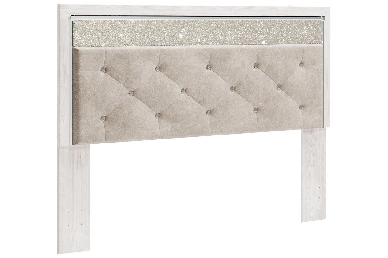 Altyra White King/California King Upholstered Panel Headboard - B2640-58 - Bien Home Furniture &amp; Electronics