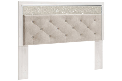 Altyra White King/California King Upholstered Panel Headboard - B2640-58 - Bien Home Furniture &amp; Electronics