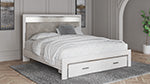 Altyra White King Storage Footboard - B2640-56S - Bien Home Furniture &amp; Electronics