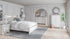 Altyra White LED Bookcase Upholstered Panel Bedroom Set - SET | B2640-54 | B2640-65 | B2640-96 | B2640-92 | B2640-46 - Bien Home Furniture & Electronics