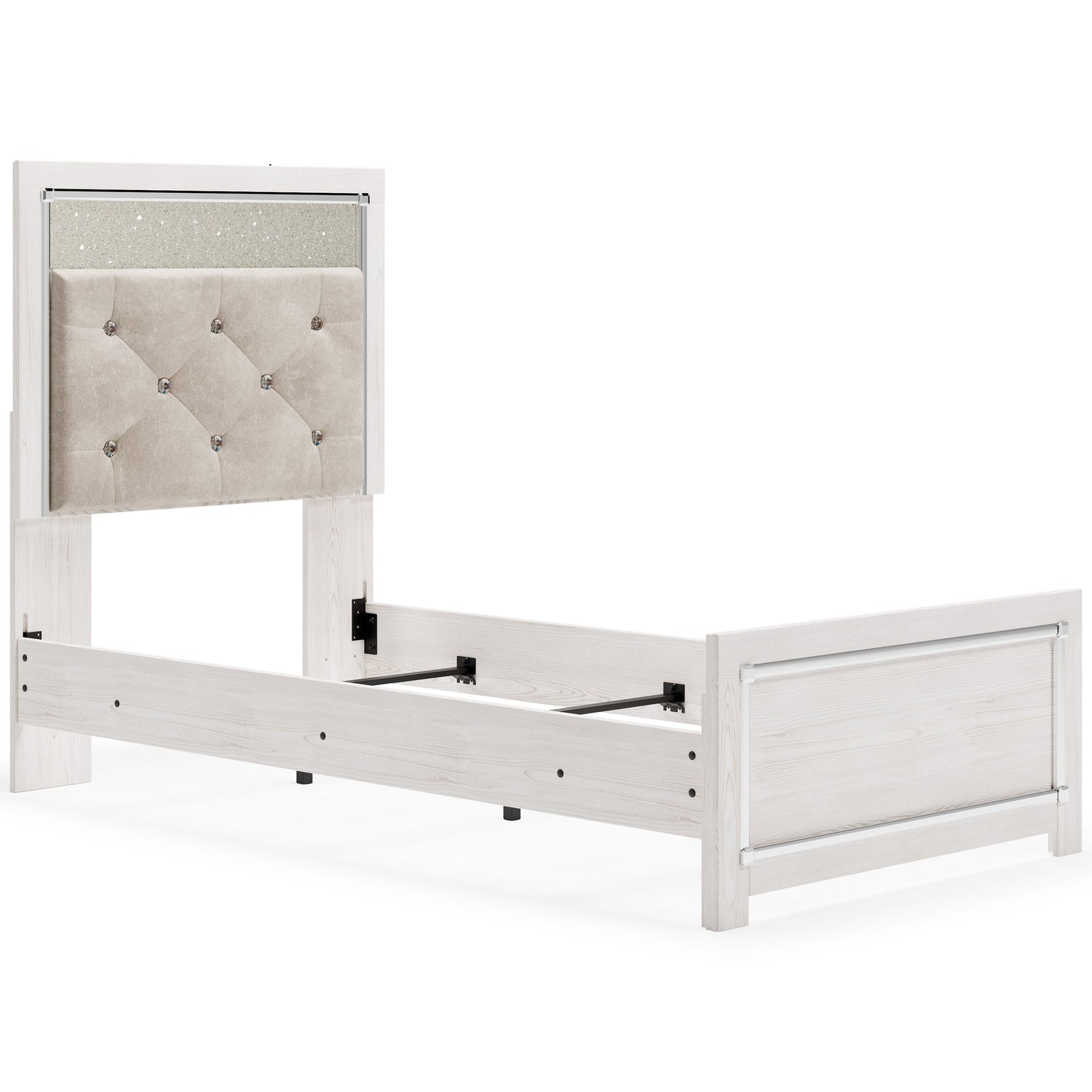 Altyra White LED Upholstered Panel Youth Bedroom Set - SET | B2640-52 | B2640-53 | B2640-83 | B2640-31 | B2640-36 - Bien Home Furniture &amp; Electronics