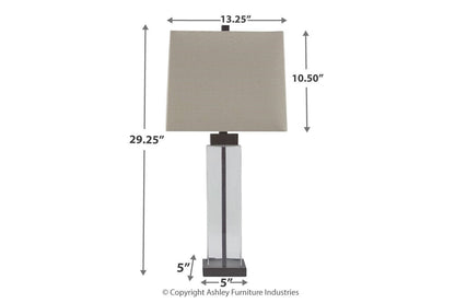 Alvaro Clear/Bronze Finish Table Lamp, Set of 2 - L431374 - Bien Home Furniture &amp; Electronics