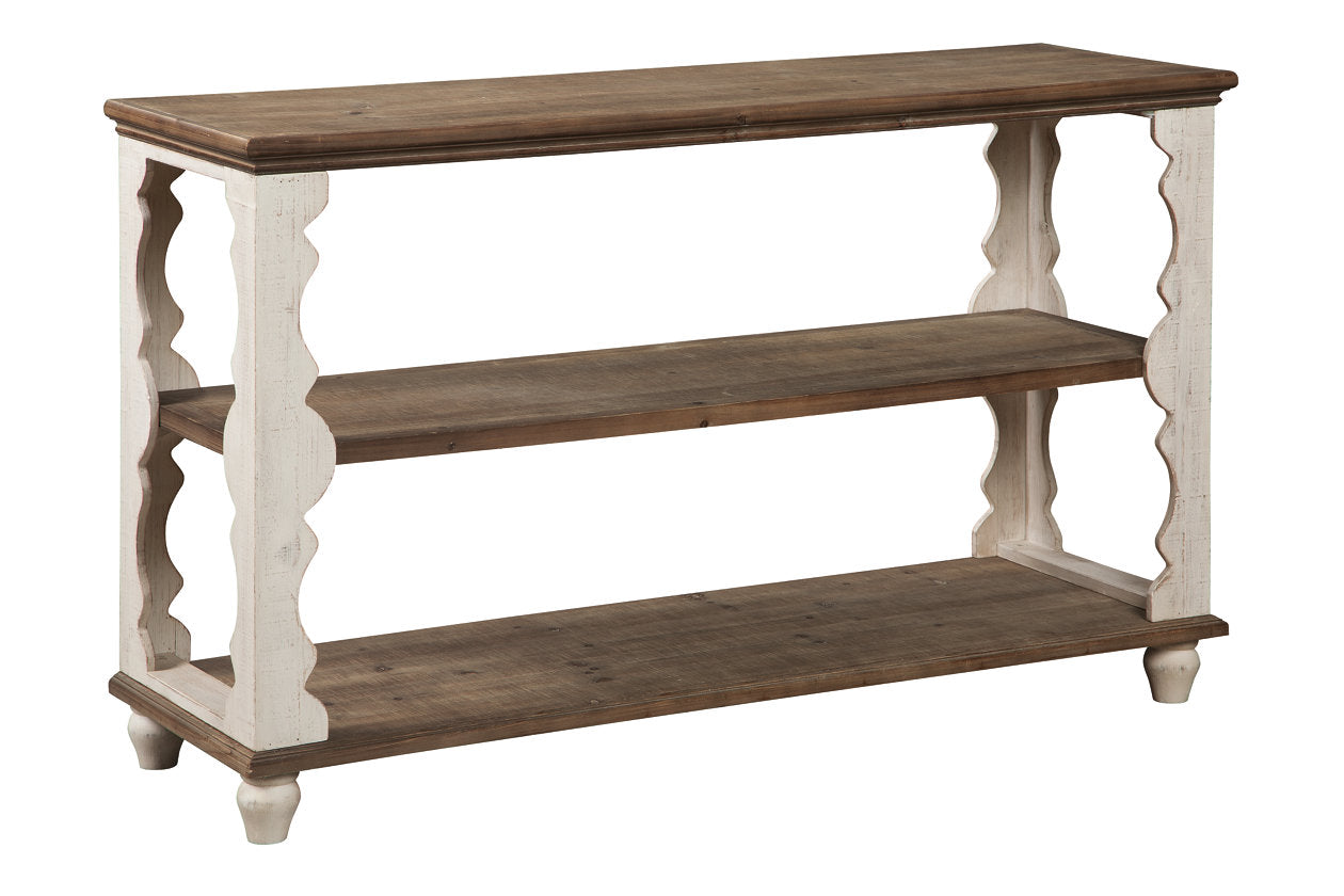 Alwyndale Antique White/Brown Sofa/Console Table - A4000107 - Bien Home Furniture &amp; Electronics