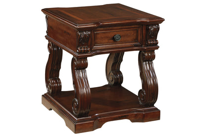 Alymere Rustic Brown End Table - T869-2 - Bien Home Furniture &amp; Electronics