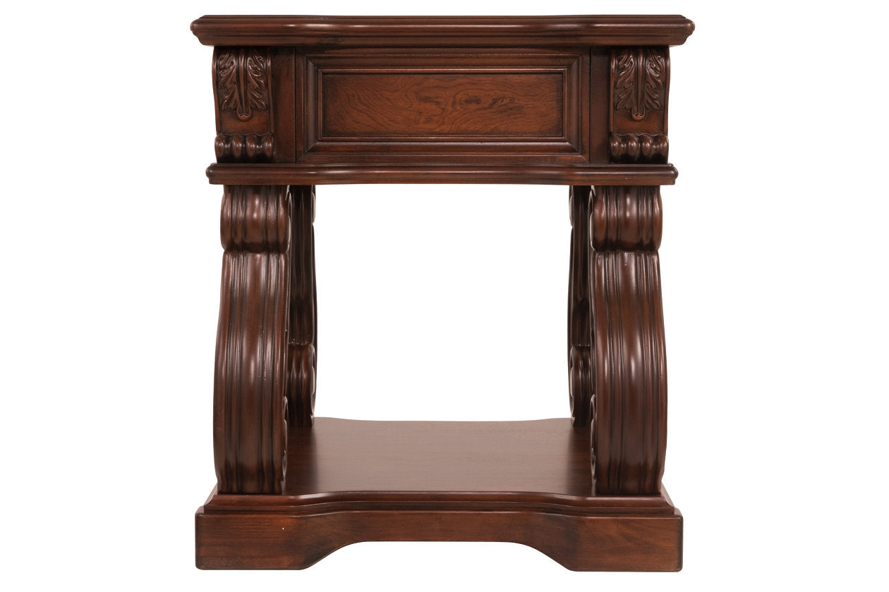 Alymere Rustic Brown End Table - T869-2 - Bien Home Furniture &amp; Electronics